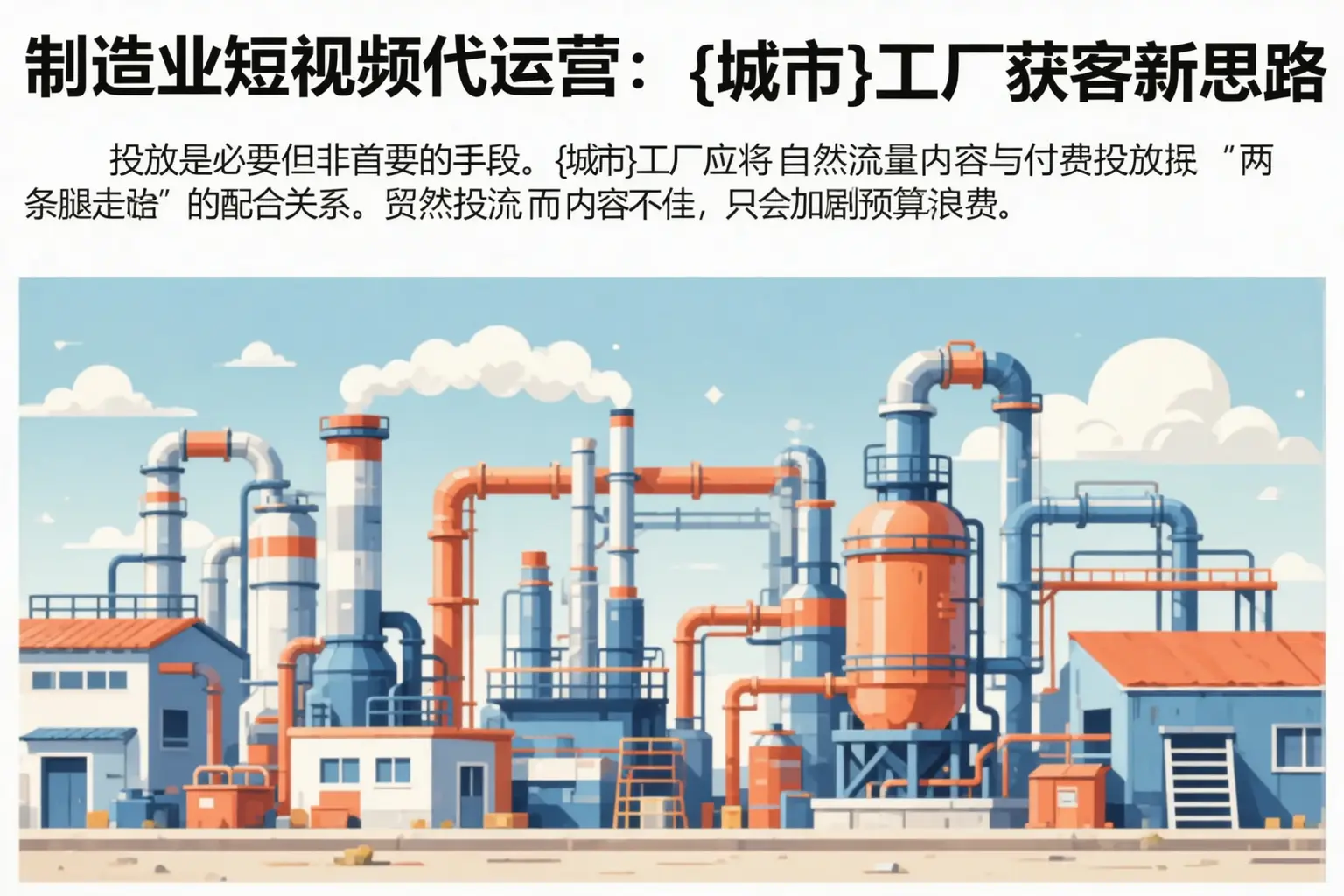 制造业短视频代运营:江北工厂获客新思路